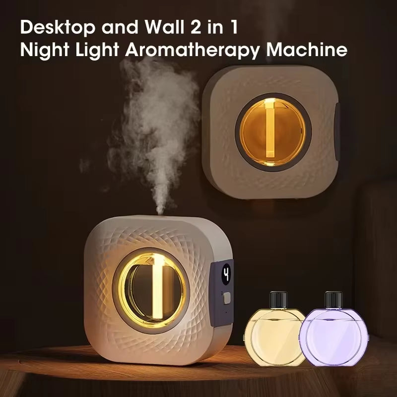 Automatische Duftmaschine, Wandmontage, 4 Modi, Digitaler Luftbefeuchter, Spray, Hotel-Wc-Desodorierer, Duftmaschine Für Zuhause Und Büro