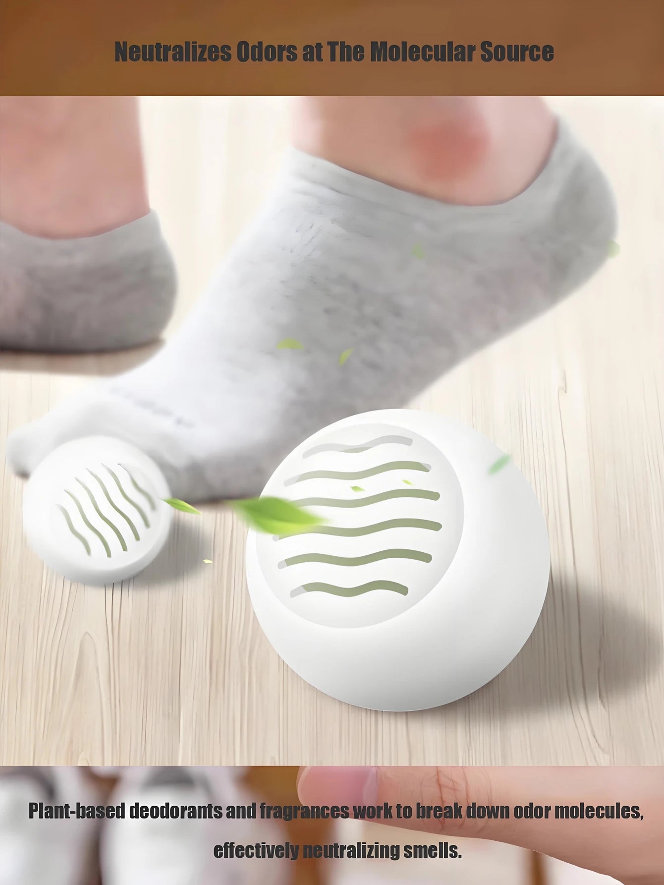 Effektive 6/18 Stück Schuh-Deodorant-Kugeln – Wiederverwendbare, Duftende Geruchsbeseitiger für Turnschuhe, Schrank und Schublade