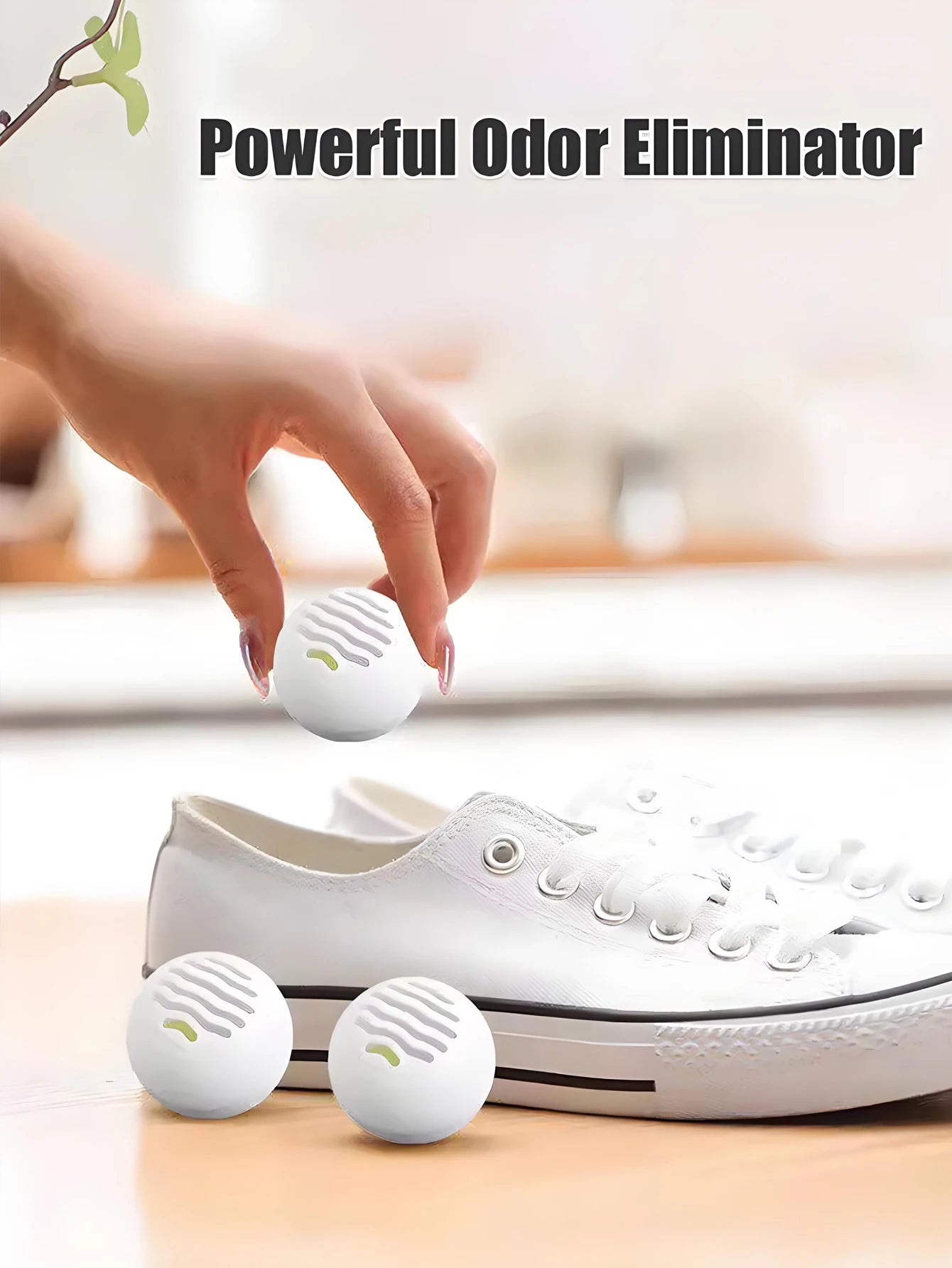 Effektive 6/18 Stück Schuh-Deodorant-Kugeln – Wiederverwendbare, Duftende Geruchsbeseitiger für Turnschuhe, Schrank und Schublade