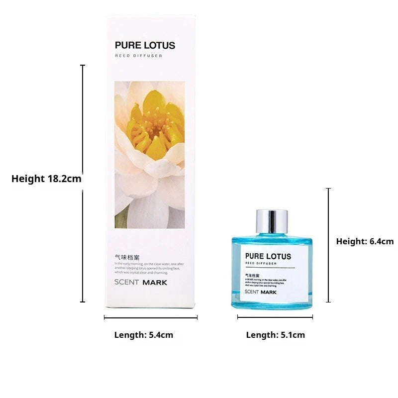 Entspannen Sie sich mit unserem 50 ml Reed-Diffusor-Set: Ätherisches Rosen-Lavendel-Jasminöl für ein luxuriöses Aroma in Ihrem Zuhause oder Hotel