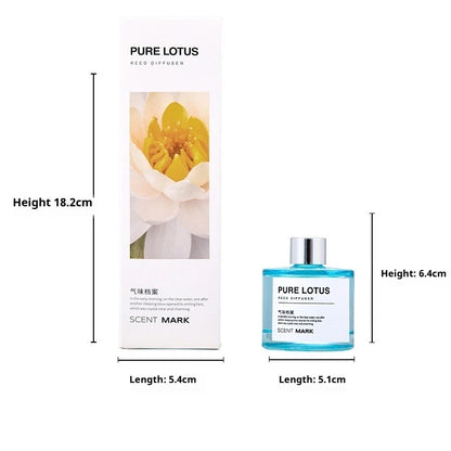 Entspannen Sie sich mit unserem 50 ml Reed-Diffusor-Set: Ätherisches Rosen-Lavendel-Jasminöl für ein luxuriöses Aroma in Ihrem Zuhause oder Hotel